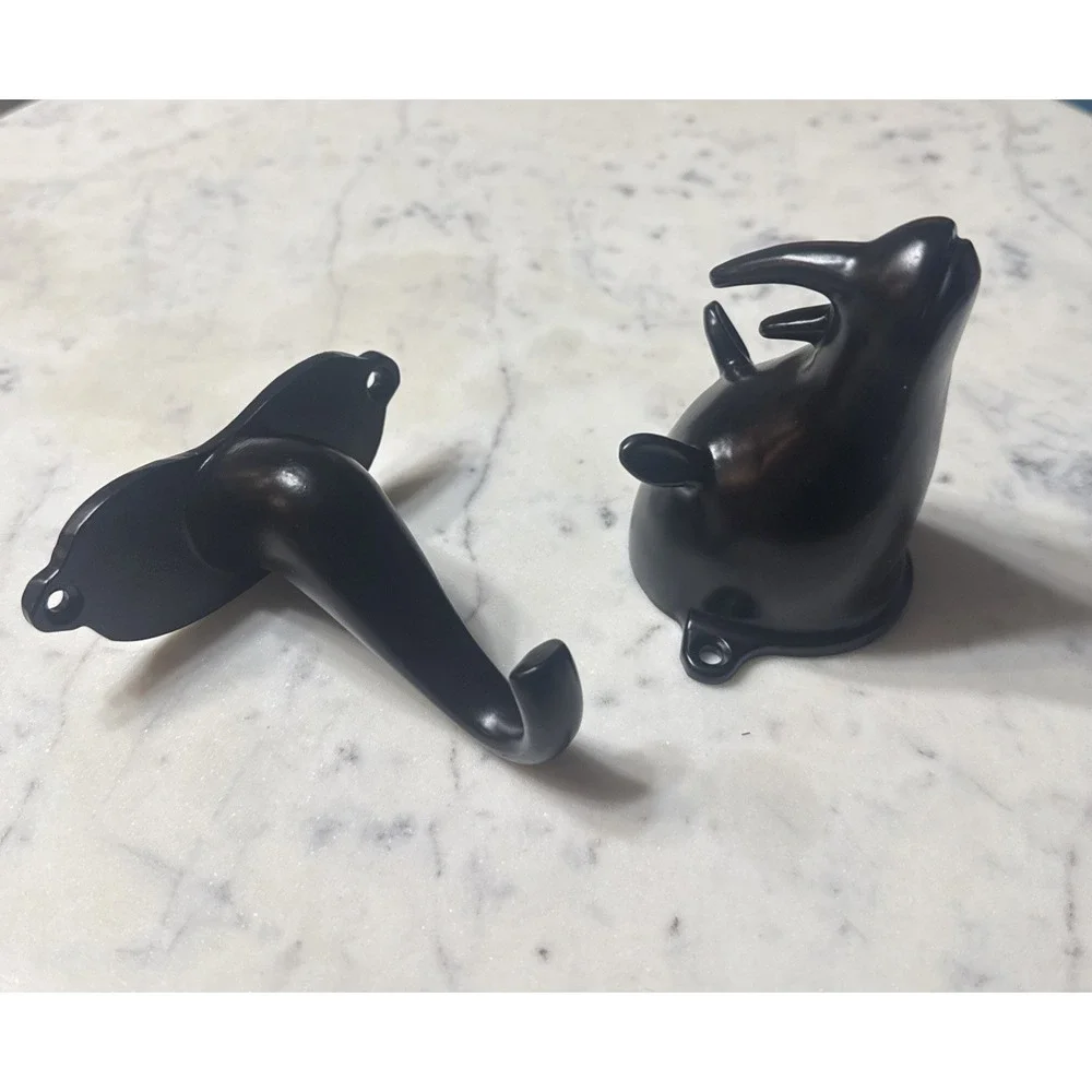 IKEA Klypa Animal Wall Hooks, Elephant And Rhino New Open